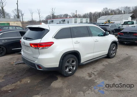 2019 Toyota Highlander Limited Platinum from USA, damaged, VIN 5TDDZRFH7KS976155